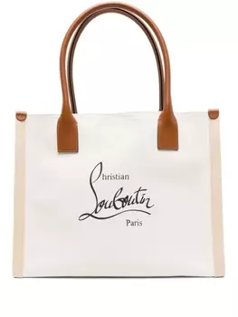 Christian Louboutin сумка-тоут Nastroloubi, нейтральный цвет