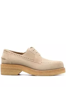 Christian Louboutin туфли дерби на массивной подошве, серый