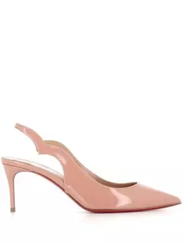 Christian Louboutin туфли Hot Chick 100, нейтральный цвет
