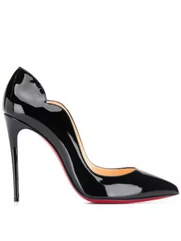 Christian Louboutin туфли-лодочки Hot Chickна контрастной-подошве, черный