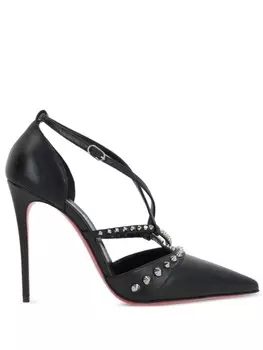 Christian Louboutin туфли-туфли Tatooshka 100 мм Spike, черный