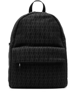 Christian Louboutin жаккардовый рюкзак с монограммой, черный