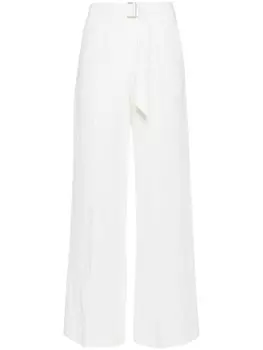 Christian Wijnants льняные брюки Phenyo, белый