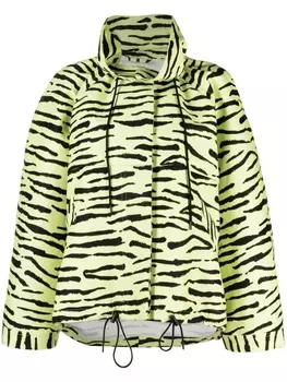 Christian Wijnants парка Jonis с зебровым принтом, желтый