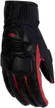 Christine женские мотоциклетные перчатки Rusty Stitches, черный красный