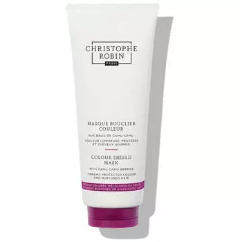 Christophe Robin Color Shield Mask With Camu Camu Berries Кремообразная питательная маска, придающая сияние окрашенным и обесцвеченным волосам 200мл