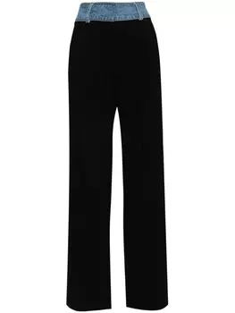 Christopher Esber деконструированные брюки, черный