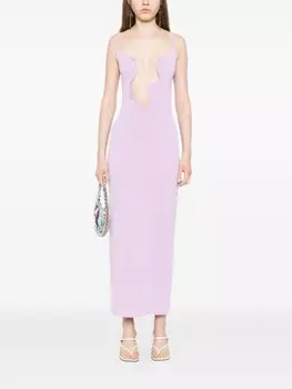 Christopher Esber платье Salacia, фиолетовый