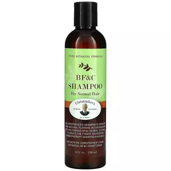 Christopher's Original Formulas, BF&C, травяной шампунь для нормального типа волос, 236 мл (8 жидк. унций)