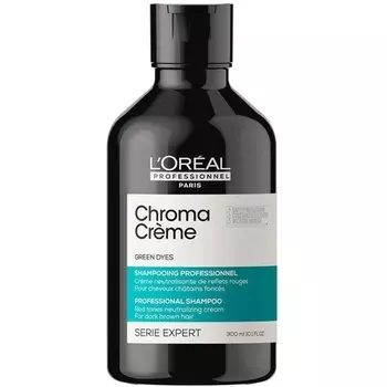 Chroma Creme Matte Shampoo 300 мл для каштановых и черных волос, L'Oreal