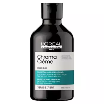 Chroma Crёme Green Dyes Профессиональный шампунь 300мл, L'Oreal