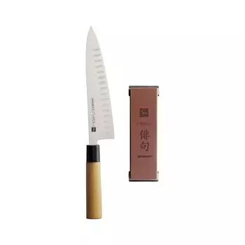 Chroma Haiku Набор поварской нож Н-15 + точильный камень Н-11