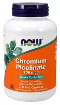 Chromium Picolinate - Пиколинат хрома (250 капсул) Now Foods