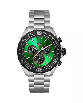 Chronograph Formula 1, 43 мм TAG Heuer, зеленый