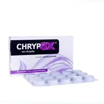 Chrypex, 30 пастилок с исландским лишайником, со вкусом черной смородины Solinea