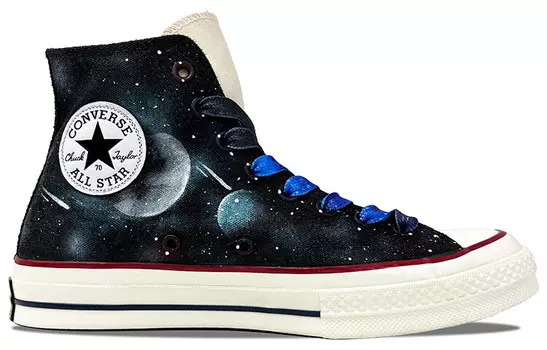 Chuck Taylor All Star Canvas Shoes Unisex High-top Blue/Black/Purple/White Converse