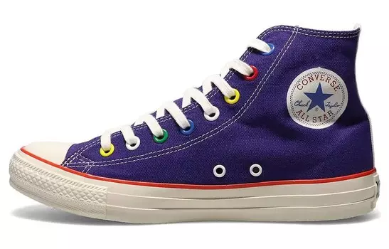 Chuck Taylor All Star Canvas Shoes Unisex High-top Фиолетовый/цветной Converse