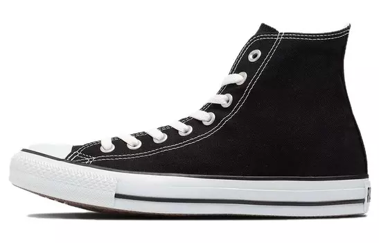 Chuck Taylor All Star Canvas Shoes унисекс высокие черные/белые Converse