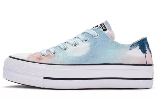 Chuck Taylor All Star Canvas Shoes Women's Low-top Blue/white/pink/black Converse