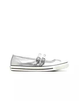Chuck Taylor All Star Dainty Mary Jane Ox в серебряном цвете Converse