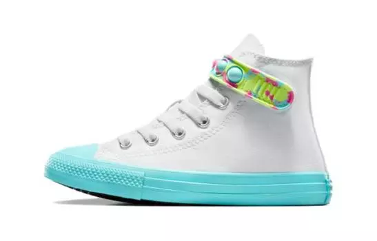 Chuck Taylor All Star EasyOn High PS «Bubble Strap - Hyper Brights» Converse, белый
