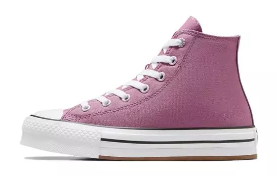 Chuck Taylor All Star Kids Canvas Shoes GS High-top Pink Converse, розовый
