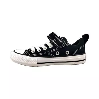 Chuck Taylor All Star Kids Canvas Shoes PS Low-top Black/White Converse, черный/белый