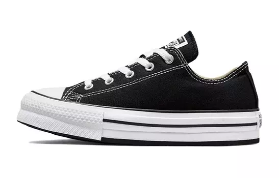 Chuck Taylor All Star Kids" парусиновые кеды начальная школа Converse, черный
