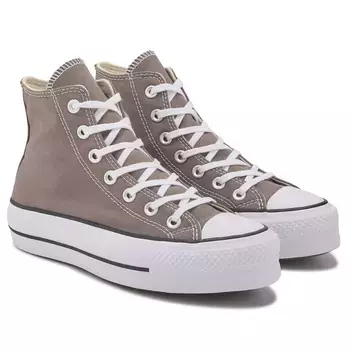 Chuck Taylor All Star кроссовки на платформе Hi Lift Converse, серый