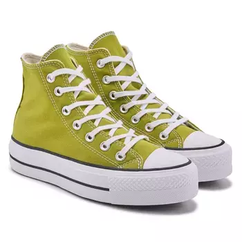 Chuck Taylor All Star кроссовки на платформе Hi Lift Converse, зеленый