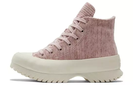 Chuck Taylor All Star Lugged 2.0 High «Striped Knit - Stone Mauve» Converse