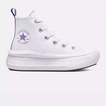 Chuck Taylor All Star Move Converse детские повседневные кроссовки, белый