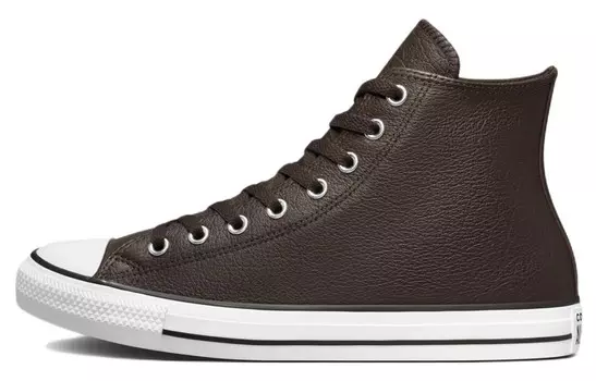 Chuck Taylor All Star высокие кожаные кроссовки «Velvet Brown» Converse