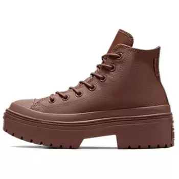 Chuck Taylor All Star женские водонепроницаемые высокие кроссовки на платформе с выступами, цвет «Bear Nap Brown» Converse