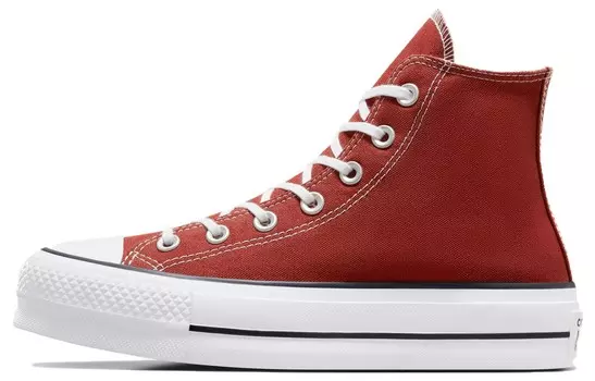 Chuck Taylor All Star женские высокие кроссовки на платформе Ritual Red Converse