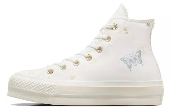Chuck Taylor All Star женские высокие подъемные платформы «Tiny Tattoos» Converse