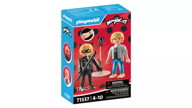 Чудеса: адриан и кот нуар Playmobil
