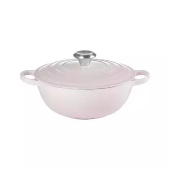 Чугунная кастрюля Le Creuset, розовый