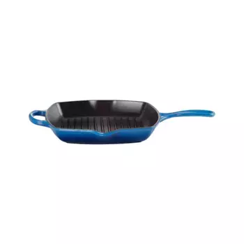Чугунная квадратная сковорода Le Creuset, азулон