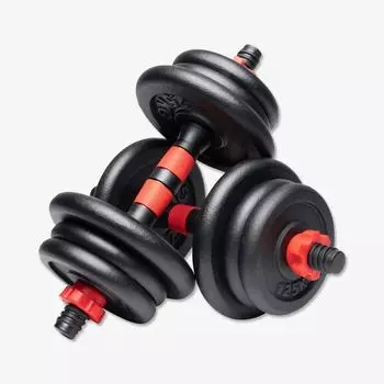 Чугунные гантели POWRX, черный