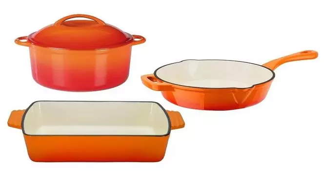 Чугунный набор Orange Shadow, 3 предмета. ВШВ Gsw