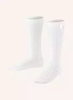 Чулки ажур Falke, белый