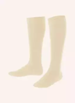 Чулки comfort wool из шерсти мериноса Falke, бежевый