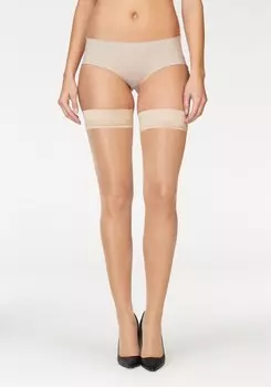 Чулки с задержкой LASCANA 20DEN, обнаженная