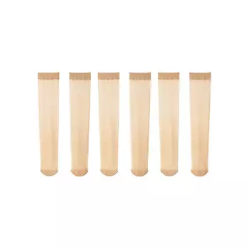 Чулки женские Muji 17D, бежевый, 3 пары