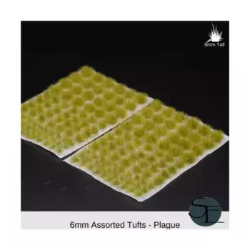 Чума — Ассортимент макета, Standard Self-Adhesive Tufts (6mm)