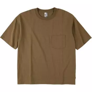 CHUMS Футболка унисекс хаки/бежевый