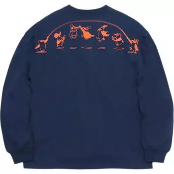 CHUMS Футболка унисекс синие