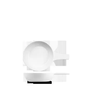 Churchill Art De Cuisine Menu Кухонная посуда Фарфоровая сервировочная кастрюля 23Cl / 11,8 см, набор из 6 шт., Белый, Круглый Churchills