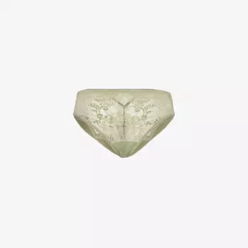 Чувственные трусики-стрейч средней посадки из кружева Wacoal, зеленый